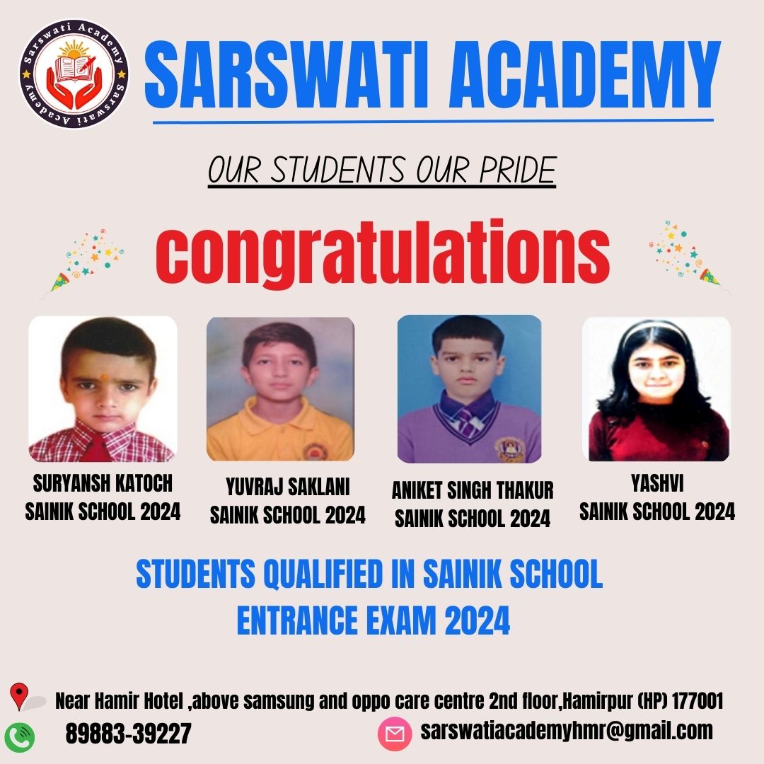 Sarswati Academy Hamirpur Himachal Pradesh