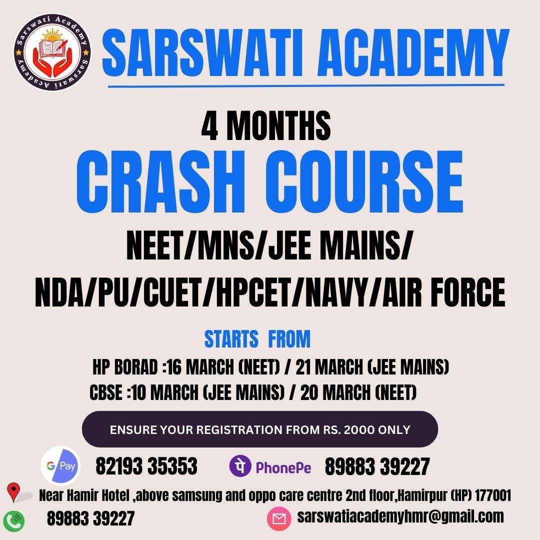 Sarswati Academy Hamirpur Himachal Pradesh